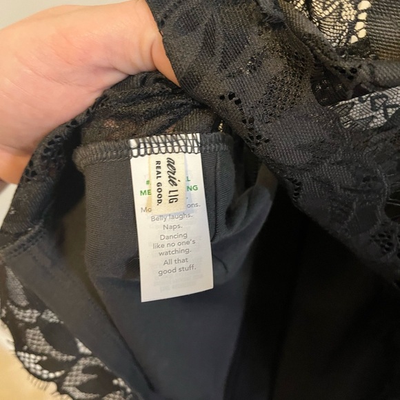 Aerie Black Lace corset Bra with Adjustable Straps - Picture 6 of 7